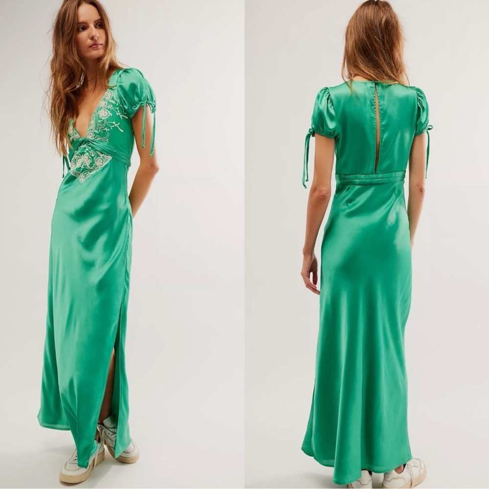 Free People Cooper Maxi Dress in Verdis